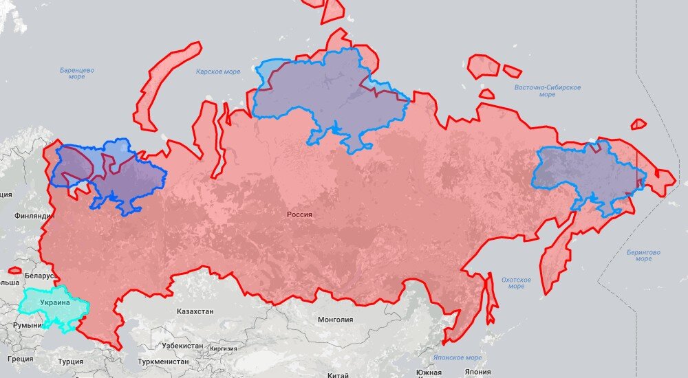 Интерактивная карта территории россии за всю историю