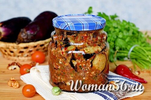 Баклажаны с орехами по-грузински.