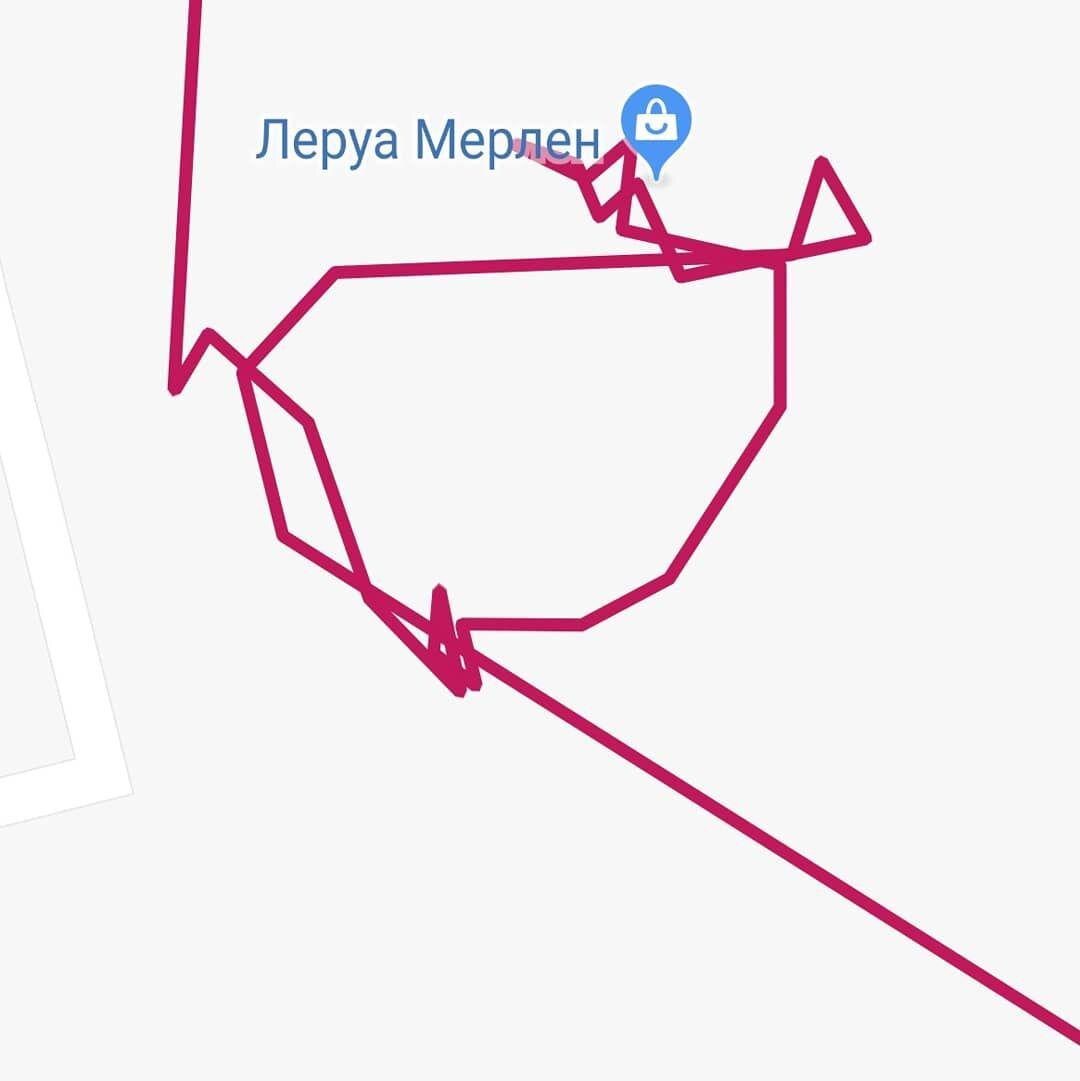 Если вам была интересно, как вы передвигаетесь внутри торгового центра, то примерно вот так