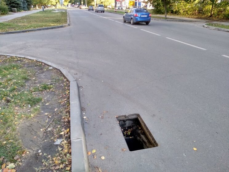 Еще одна проблема с ливневками в Ульяновске — участившиеся кражи решеток