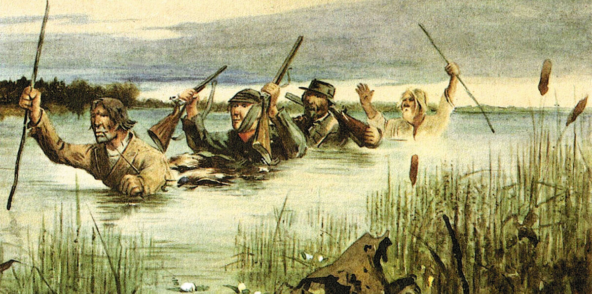 П. Соколов. Иллюстрация к рассказу И.С. Тургенева "Льгов" из "Записок охотника". 1874 год