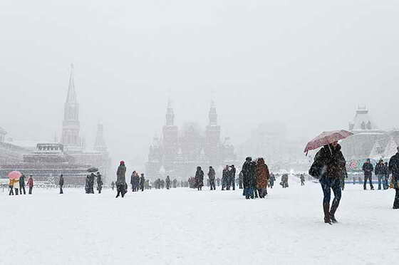 Зима в Москве