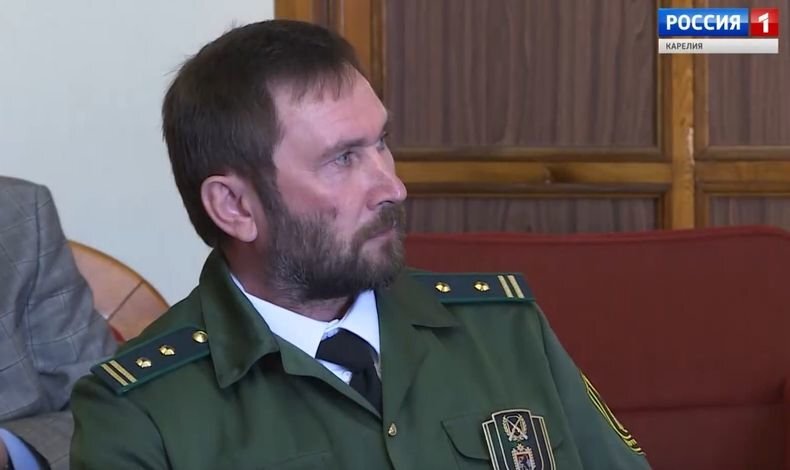 Охотинспектор Игорь Пономарев, скриншот сюжета ГТРК Карелия