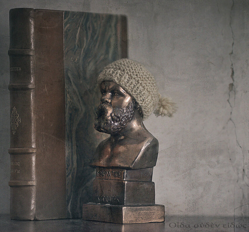 Сократ в шапочке :з Милаха © Арина Кузнецова