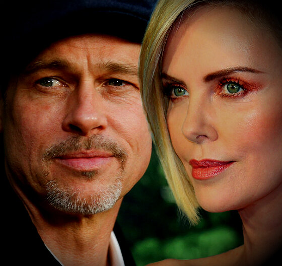 Брэд Питт и Шарлиз Терон. Иллюстрация с ресурса Яндекс.Картинки