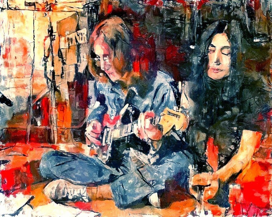 Юрий Малков "Джон Леннон и Йоко Оно"