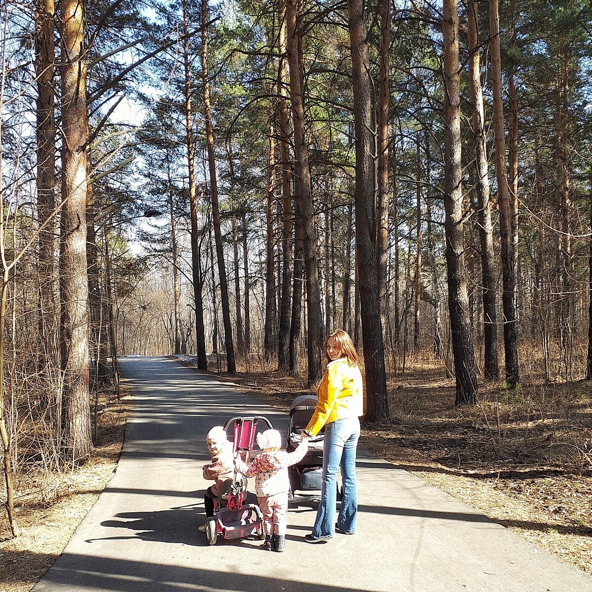 коляска не пустая!