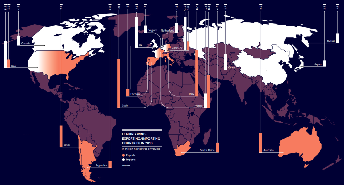 Винная карта мира