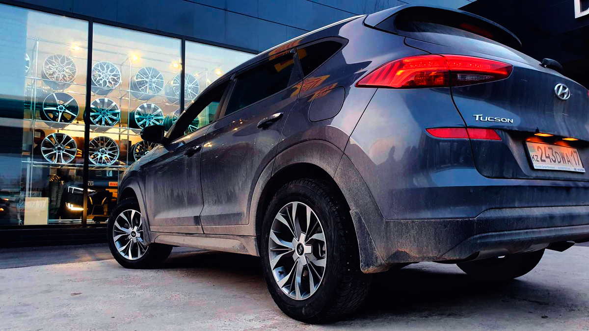 Шинный центр в Шымкенте на улице Мадели Кожа, 1/15.