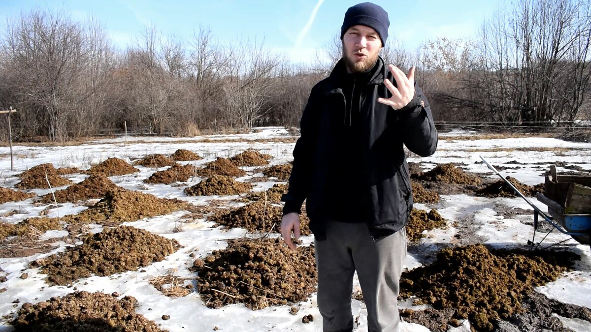  Быстрее вожу наш конский навоз на огород. Накопилась уже очередь за нашим навозом, и боимся что нам самим может не остаться. Хоть и навозу накопилось много, но люди уже собираются телегу привозить.