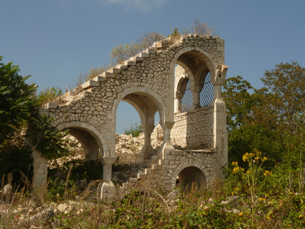 Развалины дворца карабахских ханов в Шуше