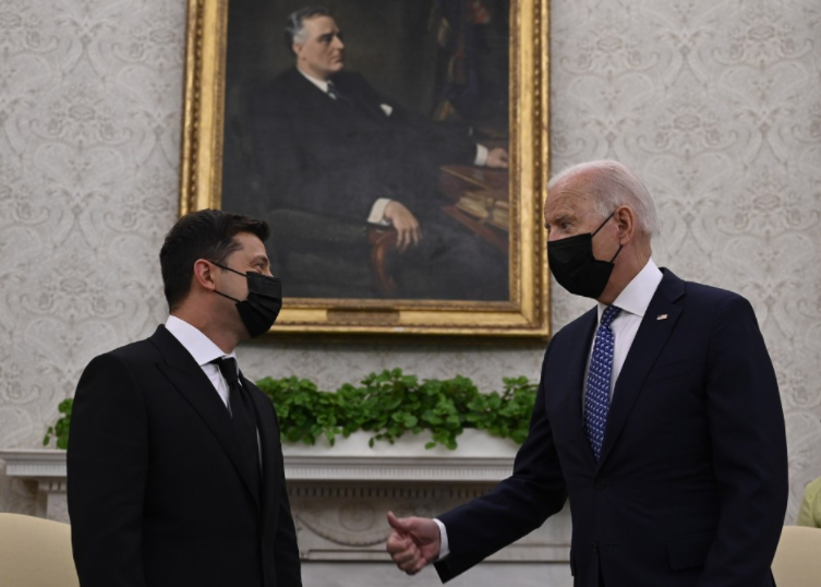 Встреча Джо Байдена и Владимира Зеленского, фото ОП