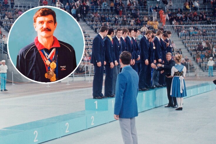 Награждение олимпийских чемпионов 1972 г. (фото Алексея Фалько championat.com)
