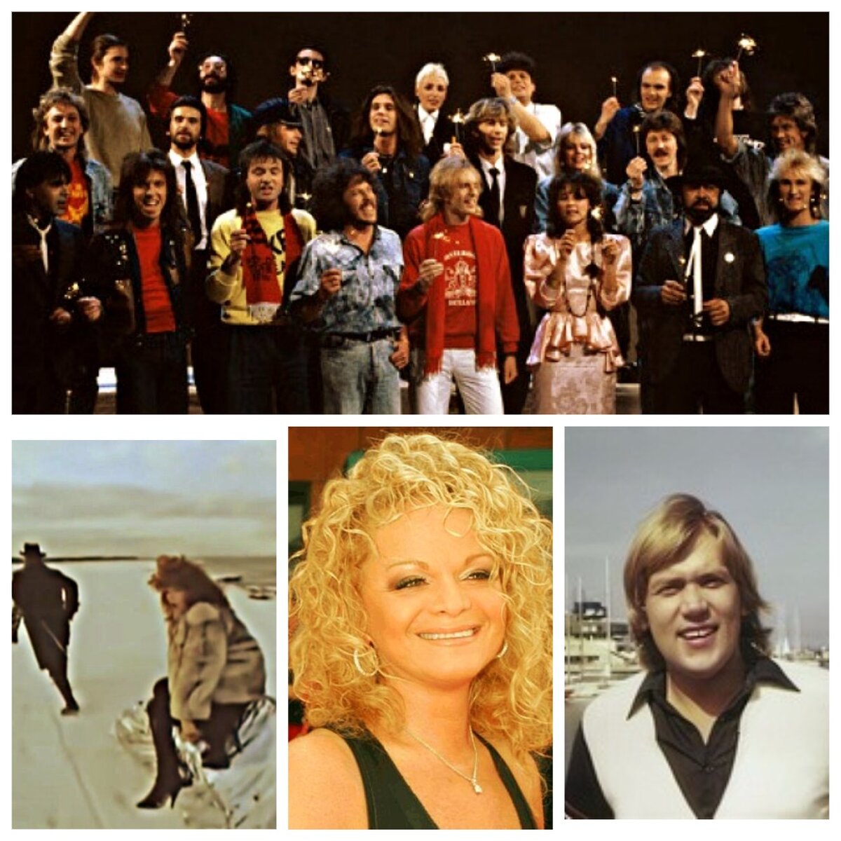 Стоп-кадры их видеоклипов восьмидесятых. Всех узнали? 