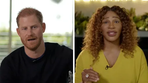 Принц Гарри, Серена Уильямс                        Фото:  Inner Work Day 