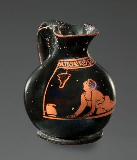 Эти маленькие кувшинчики - ойнохойи, или хусы (по мере объема) - дарили во время анфестерий