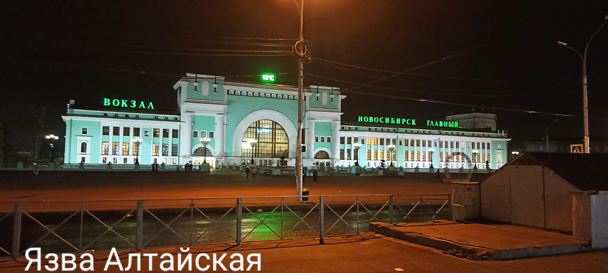 Вокзал Новосибирск. 
