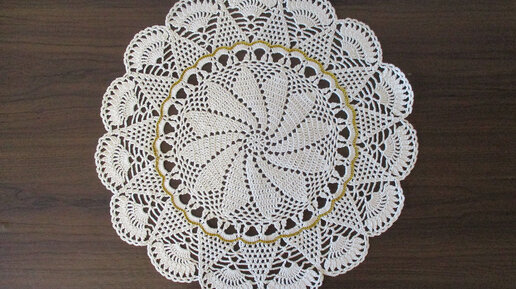 Салфетка с золотой нитью - мастер класс. Часть 1 | САЛФЕТКОМАНИЯ | Дзен