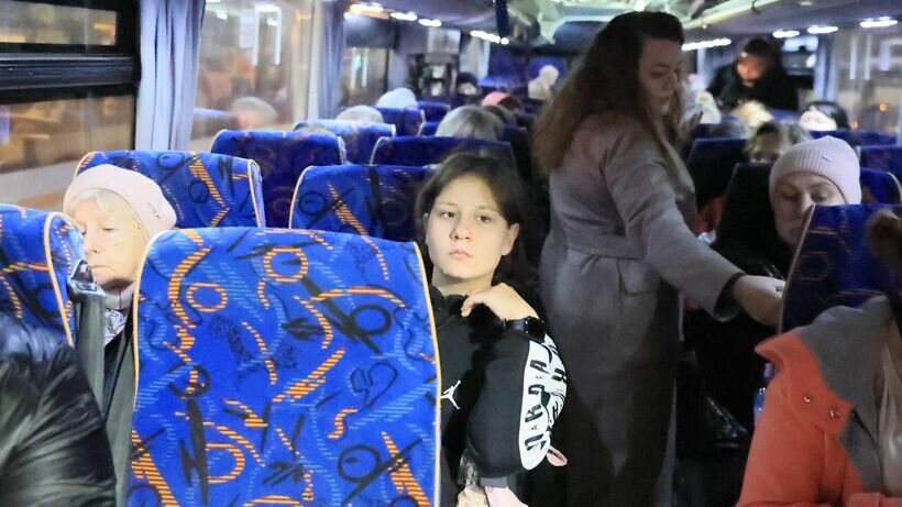   Прибытие беженцев в Подмосковье ©Константин Семенец Пресс-служба Губернатора и Правительства Московской области