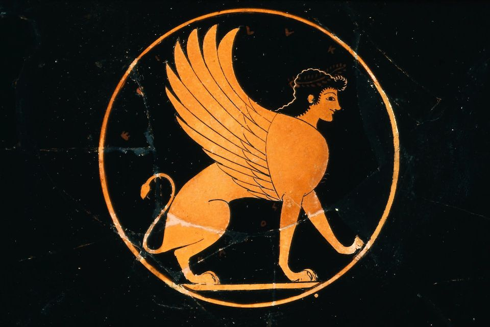символы мифа. сфинкс в мифологии древней греции. дионис и менада. Sphinx png. вазопись древней греции кентавр.