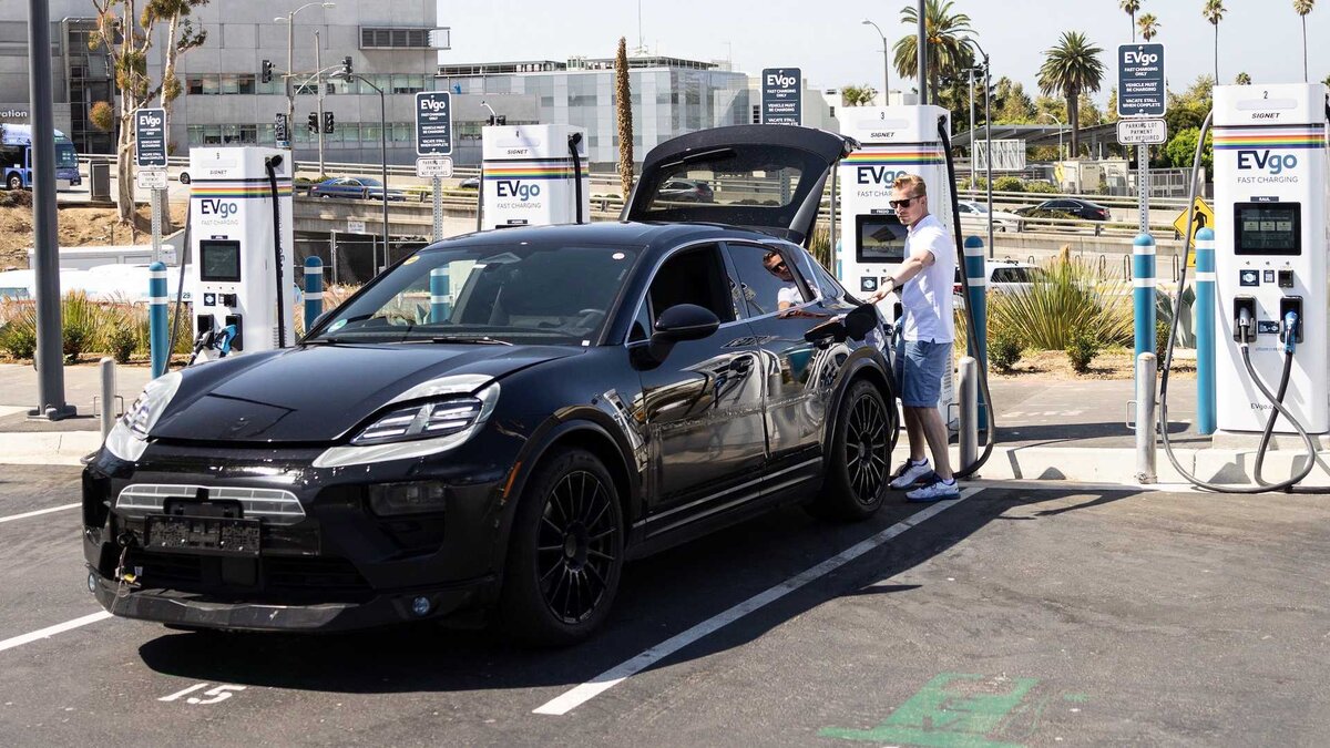    Предсерийный прототип нового Macan EV. Левченко Максим