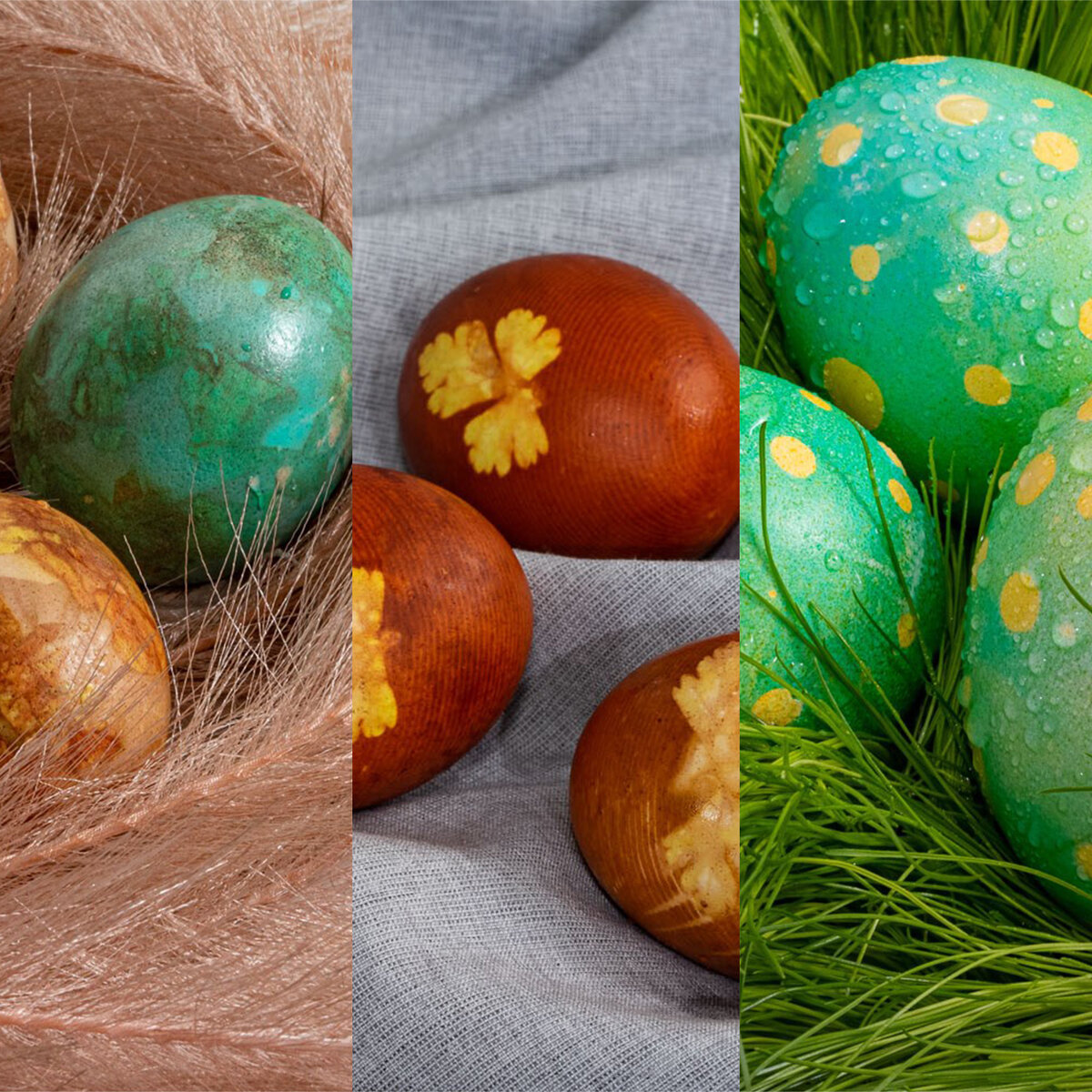    Красим яйца на Пасху красиво