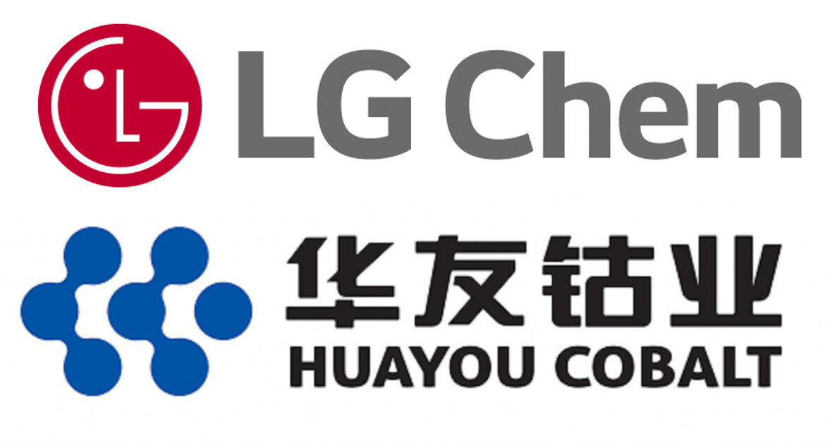 Логотипы LG Chem и Huayou Cobalt (сняты с веб-сайта компаний)