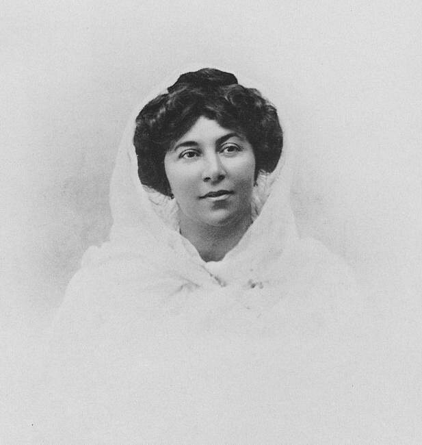 Анна Яковлевна Фидлер, супруга Константина Коровина, в 1890