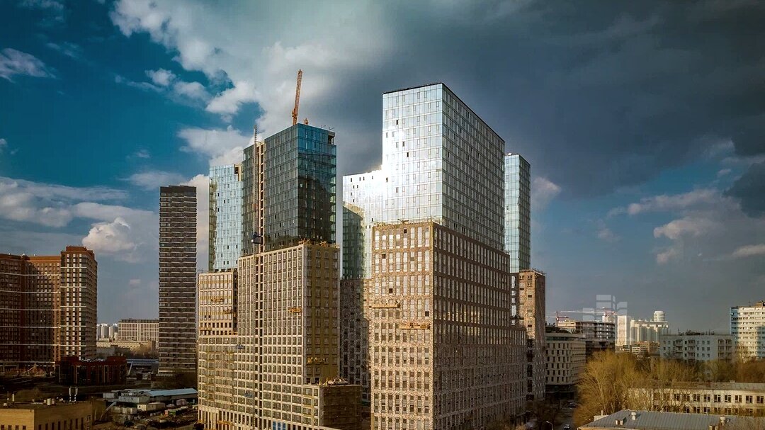 ЖК «Level Причальный» – аэросъемка Новострой-М