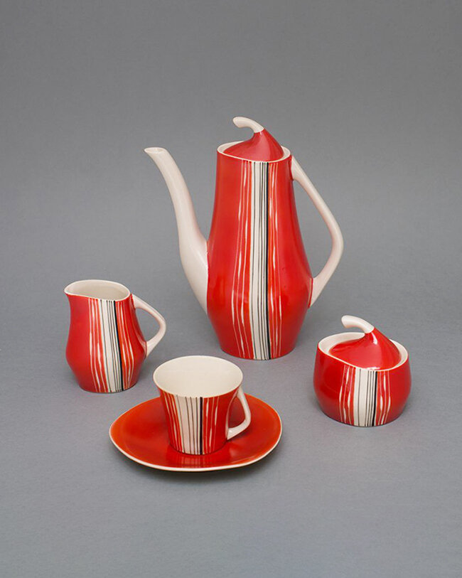 Кофейный сервиз «Iza». 1960-е, Chodziez, Польша. Автор Jozef Wrzesien (1930-2009)