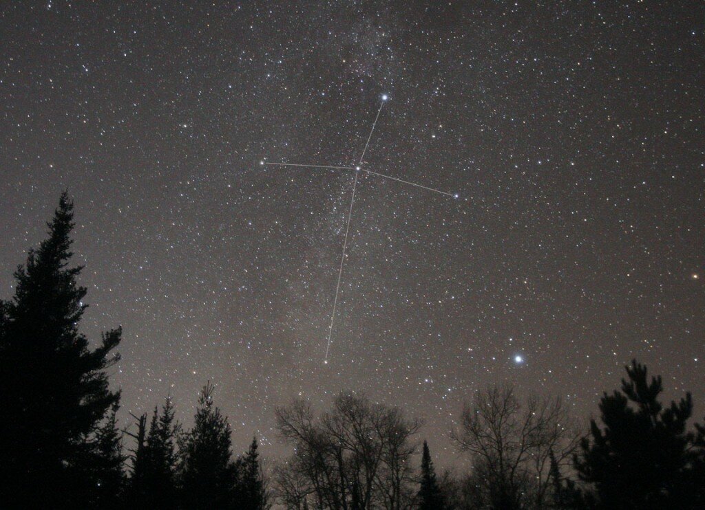 Фото созвездия лебедь