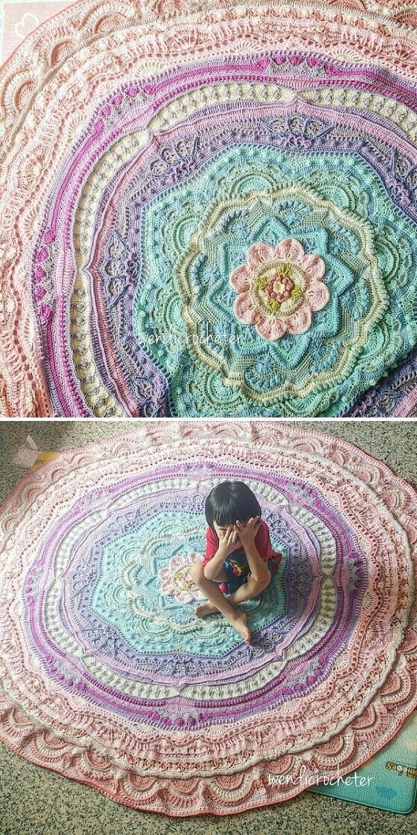 Мандала крючком. *Фото из открытых источников