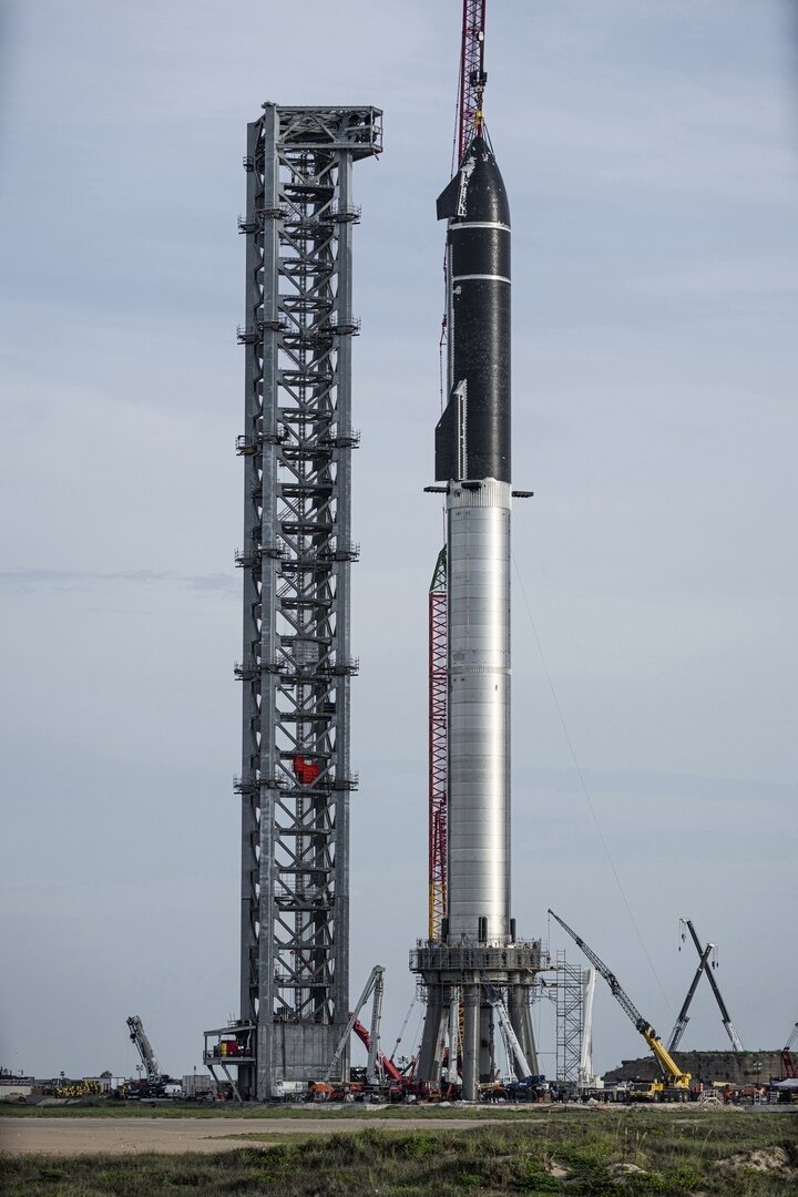 Четыре дня назад, 20 апреля 2023 года с полигона SpaceX на границе штата Техас и Мексики США запустили ракету «Старшип».-6