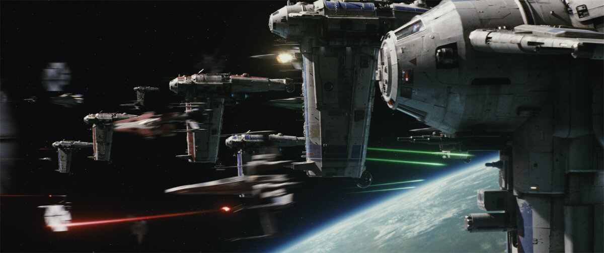 Пример CGI, кадр из фильма "Звездные Войны: Последние джедаи"(Google.com)