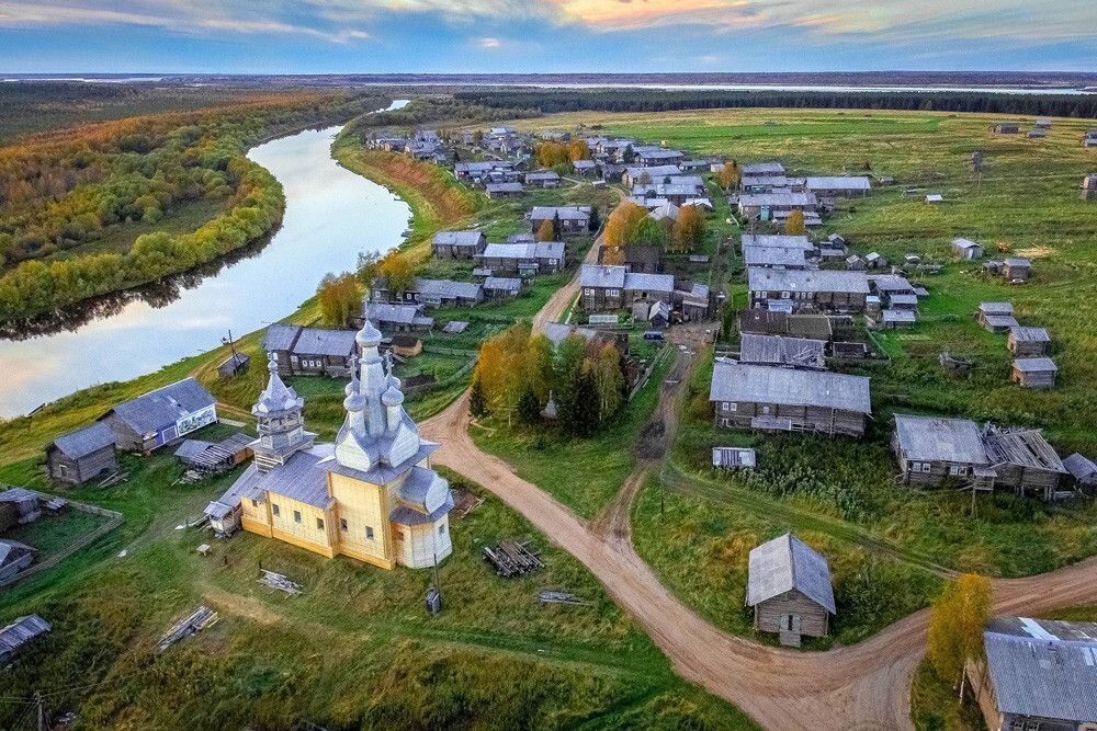 Деревня Кимжа Архангельской области