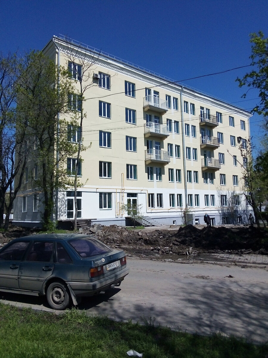 Фото автора. Восстановленный дом