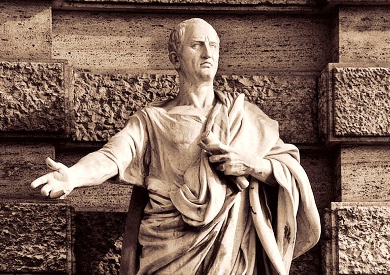 Скульптура Цицерона, фото из открытых источников