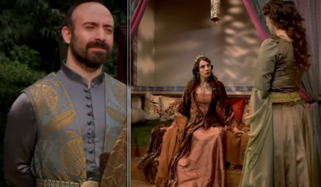 Кадры из сериала "Великолепный век".