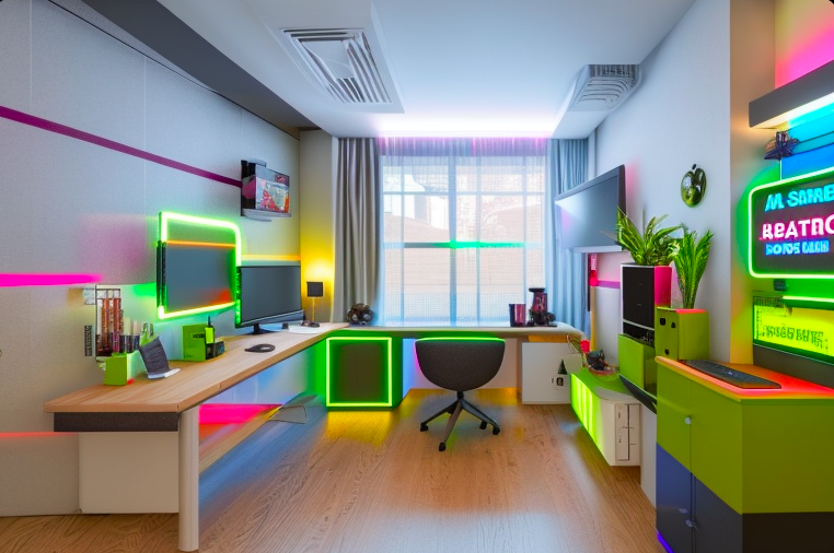 Данный дизайн игровой разработан с помощью искусственного интеллекта за 15 секунд