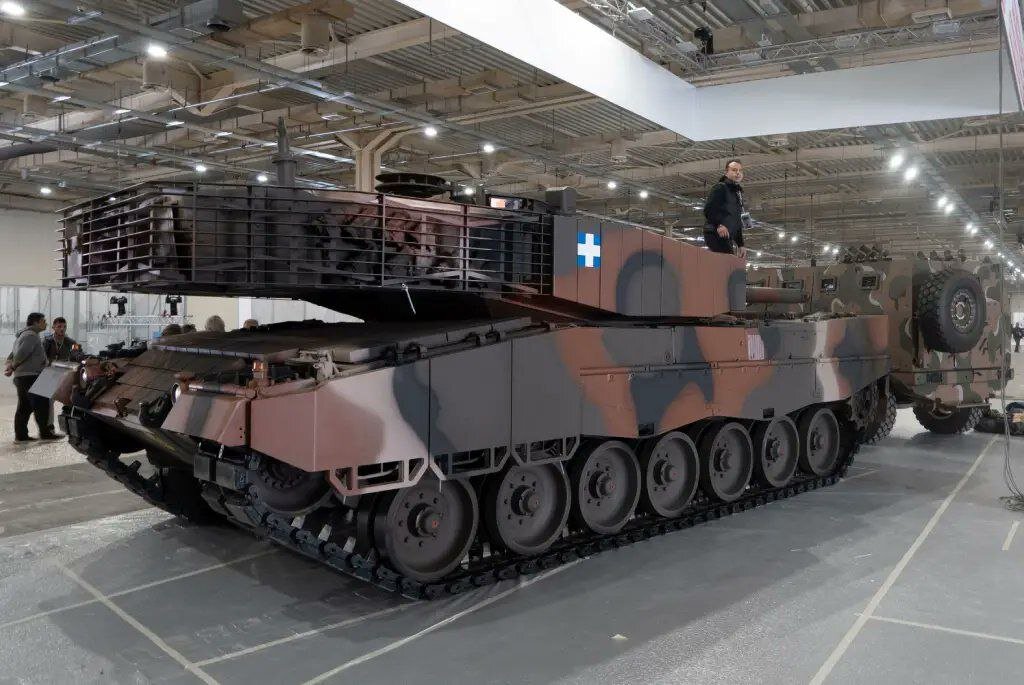 Греческий Leopard 2A4 с комплектом ASPIS Modular NG-MB