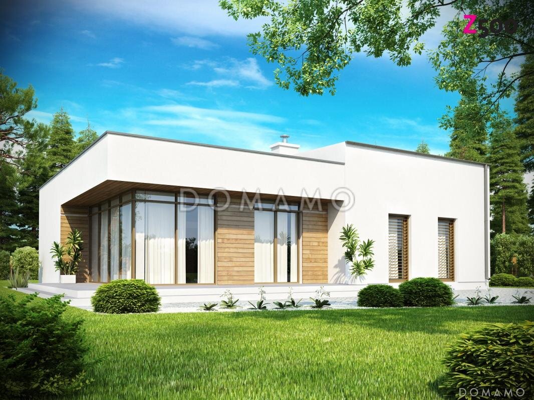 Проект D4695 — вид со стороны террасы