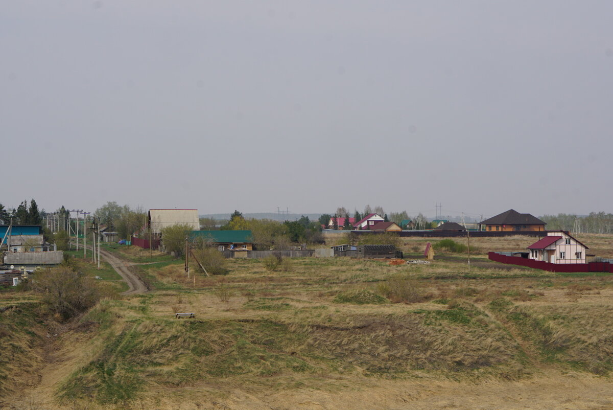 Вид на Никитинку со стороны Омки