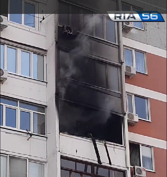    В Оренбурге при пожаре на Терешковой удалось не допустить огонь в соседние квартиры Белов Михаил Александрович