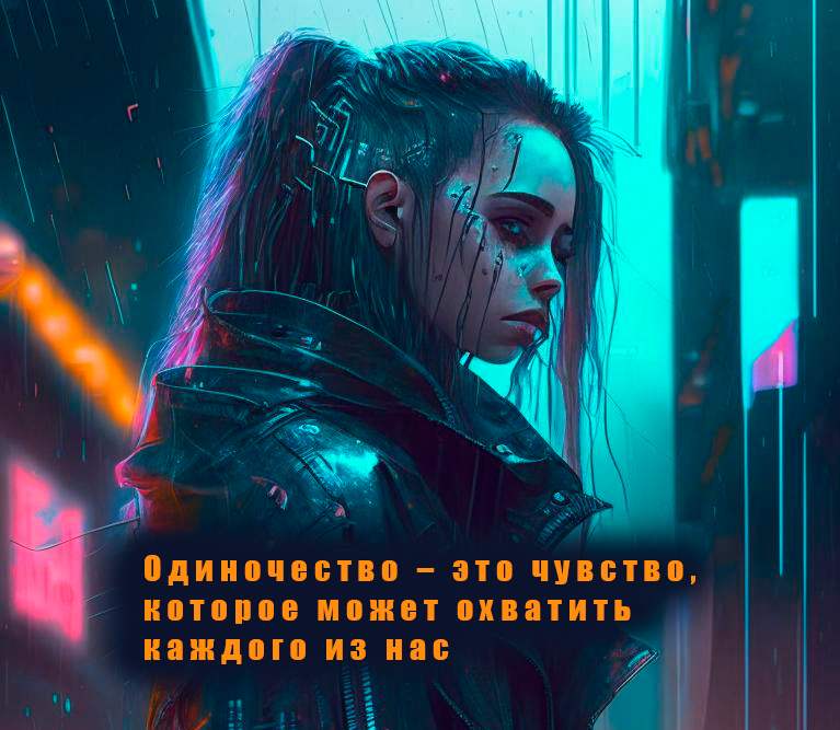 Одиночество – это чувство, которое может охватить каждого из нас