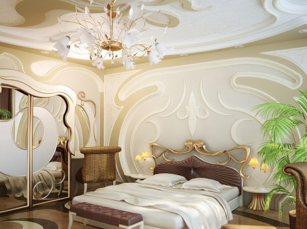 Спальня в стиле модерн — шикарный способ оформления интерьера +112 фото