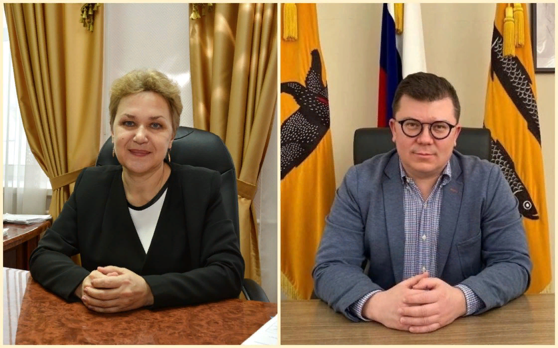 На фото: слева – Светлана Ставицкая, справа – Александр Тарасенков 