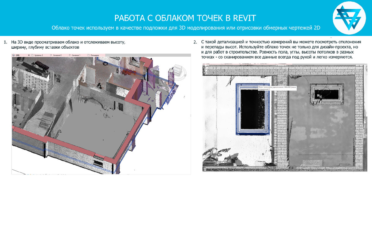 Что делать с облаком точек дальше? Импорт облака точек и работа в Revit. |  СКАНКОНТРОЛЬ | Дзен