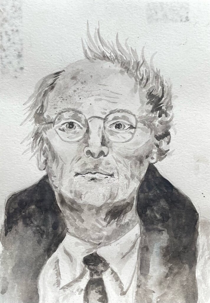 Иосиф Бродский. Худ. Анастасия Симонова.
