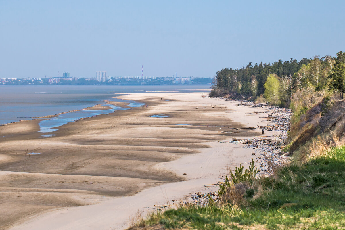 Как вам сибирские пляжи на Обском море, надолго ли ? Западная Сибирь ...