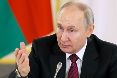    Президент РФ Владимир Путин на заседании Высшего Евразийского экономического совета в узком составе ©Михаил Метцель, ТАСС Сайт президента России